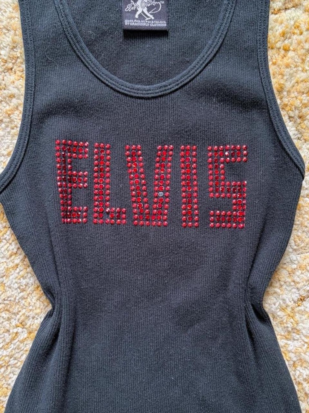 Elvis Rhinestone Tank Top - Picture 3 of 5